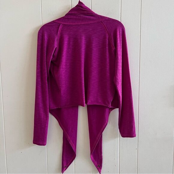 Title Nine Open Front Waist Tie Cardigan - Picture 3 of 9